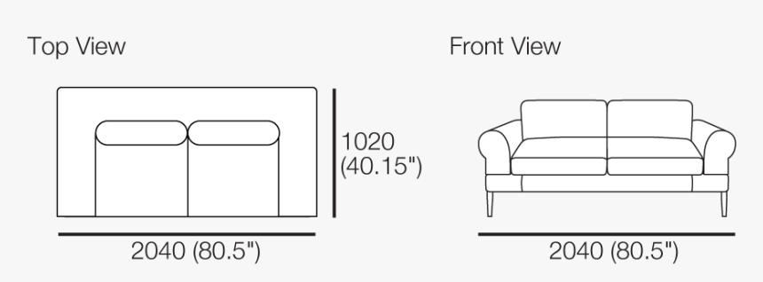 Studio Couch, HD Png Download