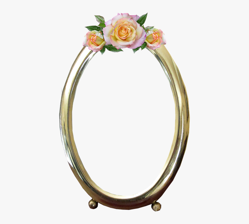 Transparent Gold Oval Frame Png - Transparent Background Oval Frame Png, Png Download