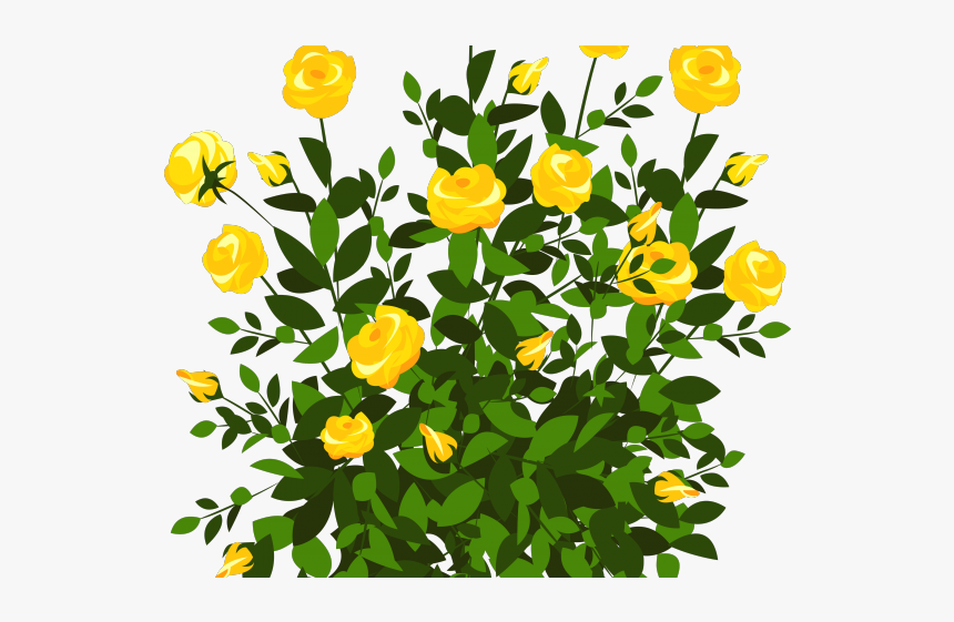 Bushes And Flowers Png, Transparent Png