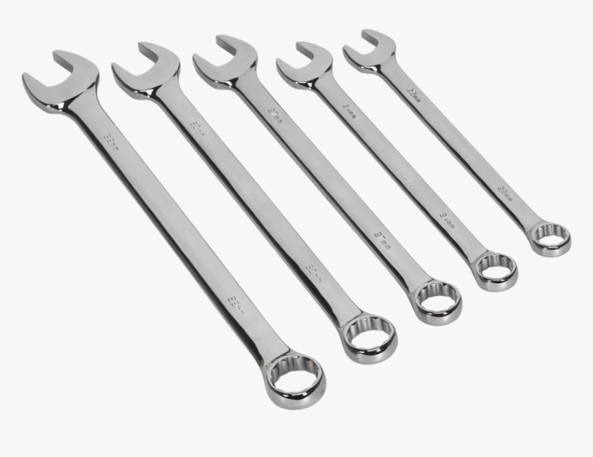 Download Spanner Transparent - Open End Ring Spanner, HD Png Download
