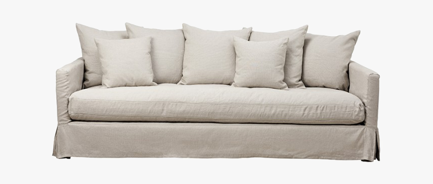 Top Product Image - Linen Sofa, HD Png Download