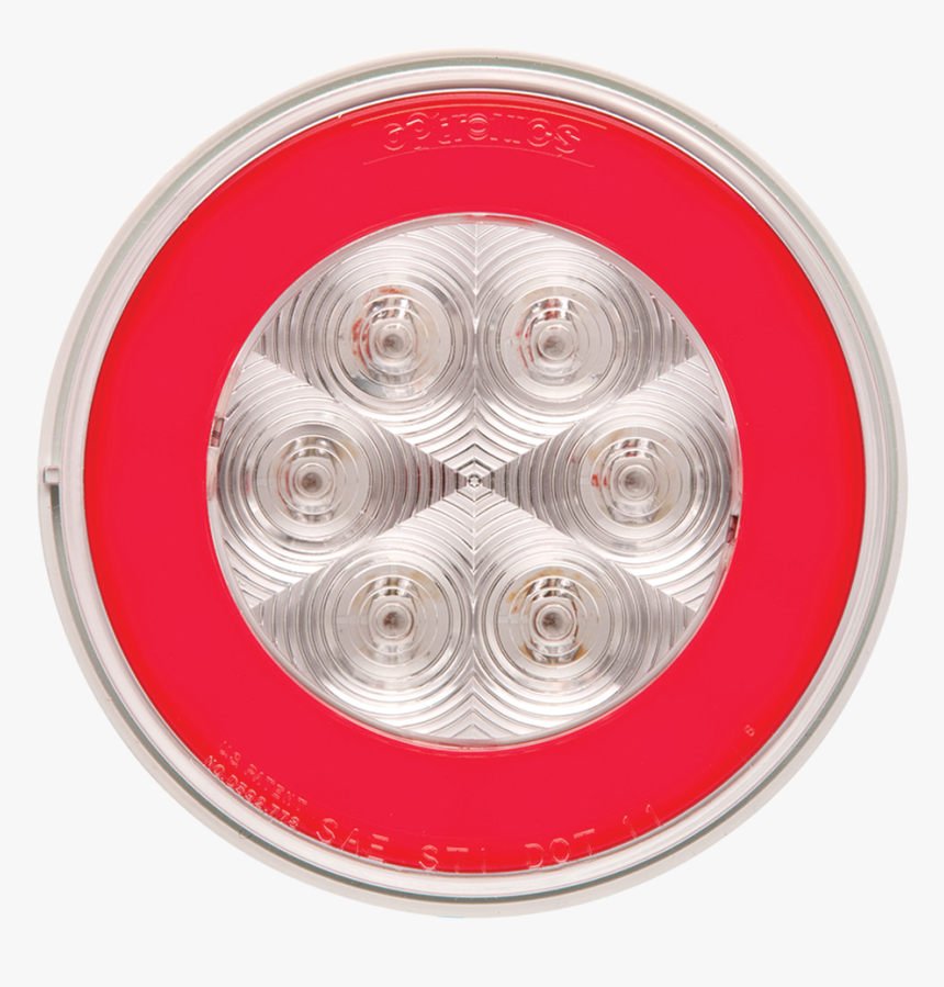 Stl101rcbp Glolight Round Sealed Led Red Stop/turn/tail - Optronics Led Lights, HD Png Download