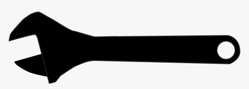 Adjustable Spanner Silhouette Clip Arts - Spanner Clip Art, HD Png Download