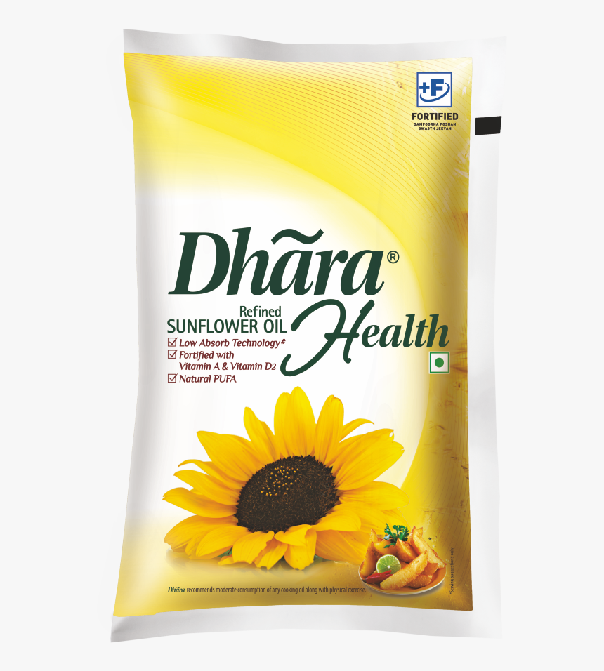 Dhara Refined Sunflower Oil, HD Png Download