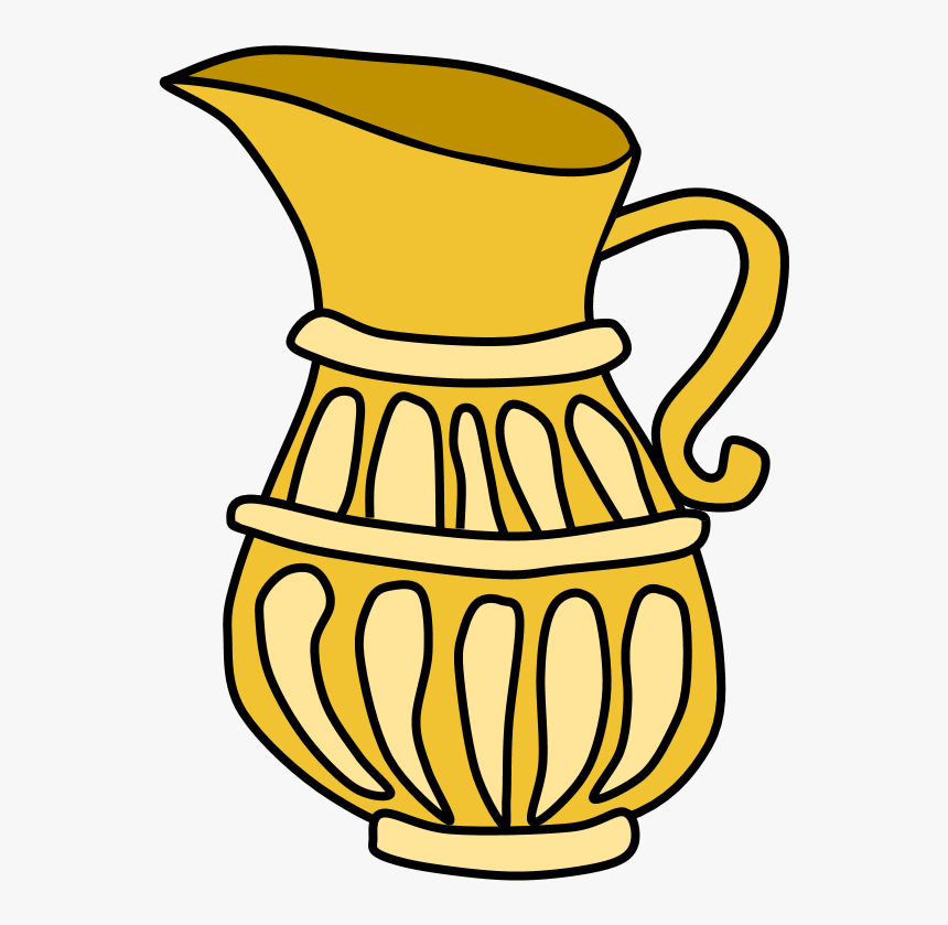 Jug Of Oil, Hanukkah, Yellow, Gold - Oil Jug Clipart, HD Png Download