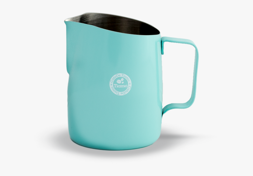 The Tiamo Tapered Stainless Steel Coloured Milk Jug - Coffee Cup, HD Png Download