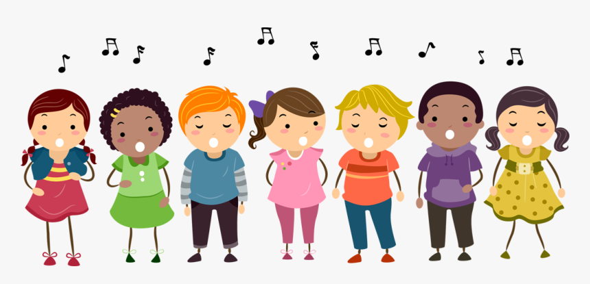 Oakman School News Choir - Kids Singing Clipart, HD Png Download