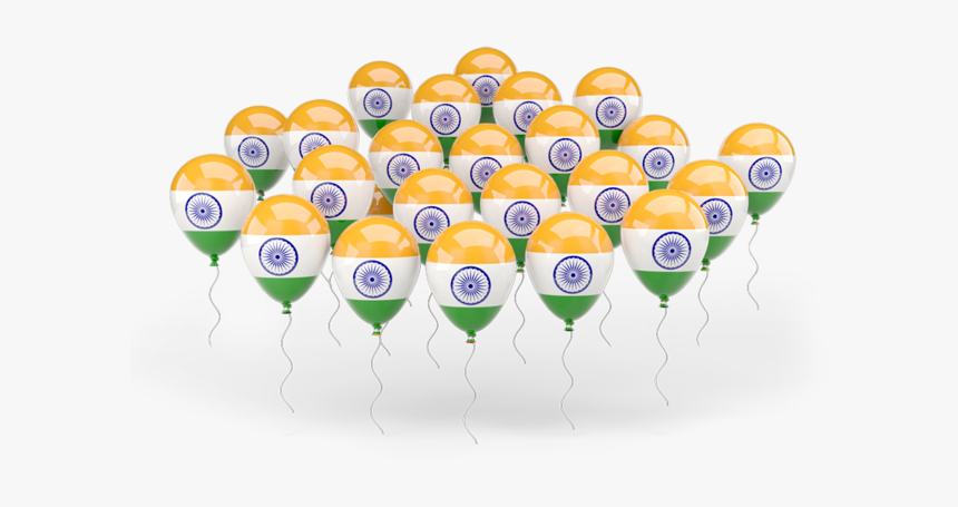 Download Flag Icon Of India At Png Format - Balloon, Transparent Png