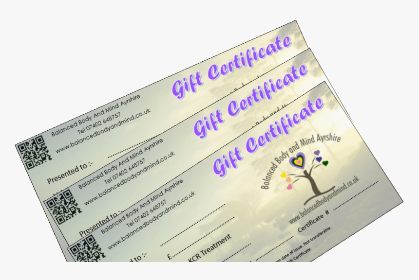 Gift Certificates Collage - Certificates Of Participation, HD Png Download