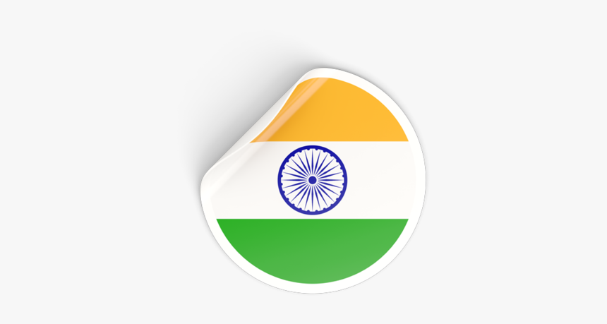 India Transparent Round - Round India Flag Png, Png Download