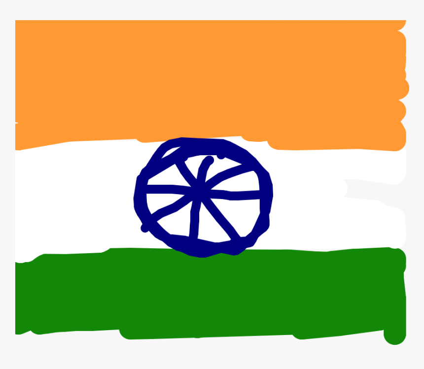 Indian Flag Design Png, Transparent Png
