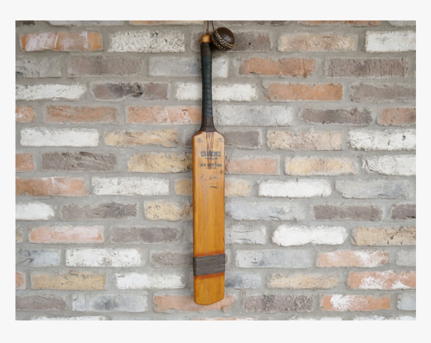 Hanging Cricket Bat On Wall, HD Png Download
