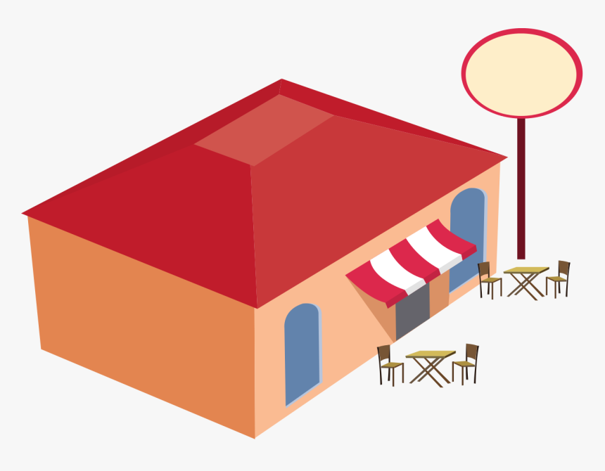 Restaurant Building Clipart, HD Png Download