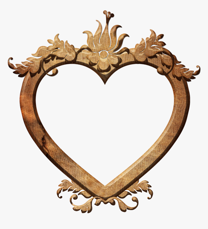 Picture Frames Love Mirror Heart - Love Photo Frame Png, Transparent Png