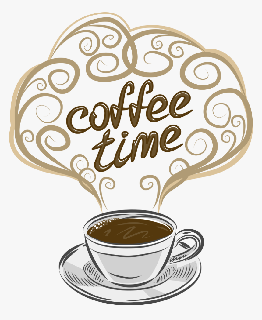 Coffee Cappuccino Tea Espresso Hot Letter In Clipart - Coffee Shop Letter Png, Transparent Png