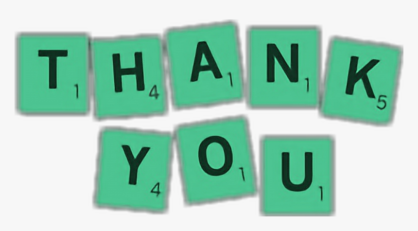 Thank You Scrabble Tiles, HD Png Download