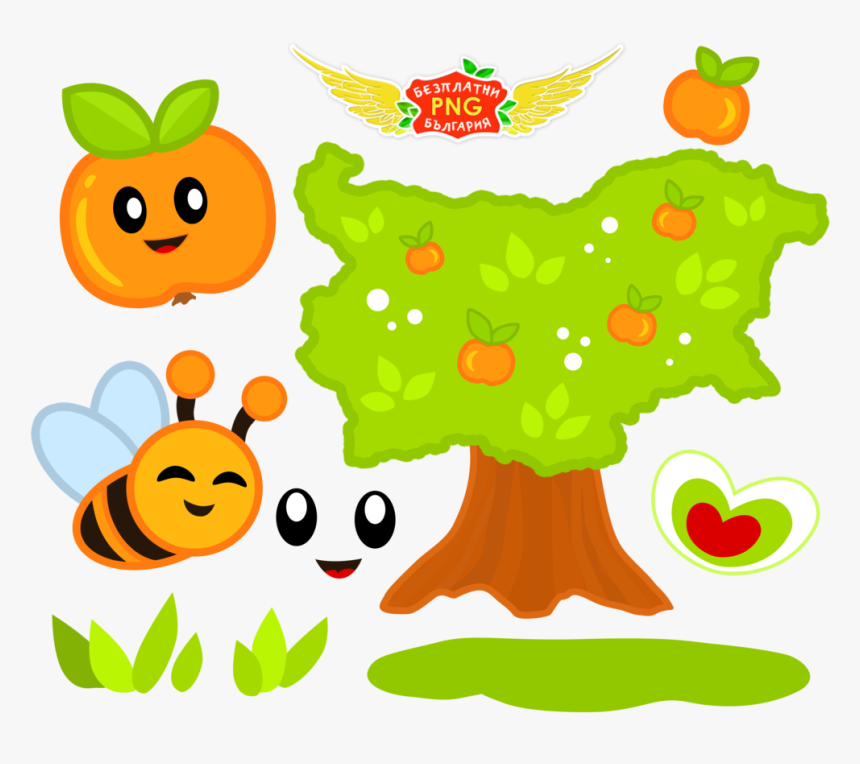 Bulgaria Free Png Tree Cartoon 1 By Golddawn - Стилизирани Изображения С България, Transparent Png