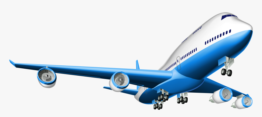 Airplane Flight Globe Clip Art - Airliner Clipart, HD Png Download