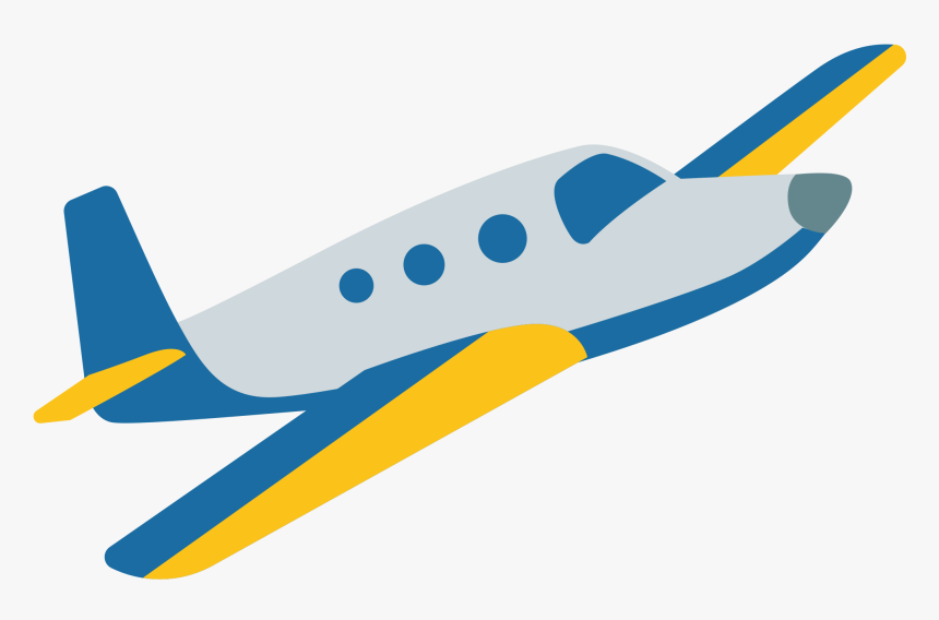 Airplane Emoji Png - Airplane To Print, Transparent Png