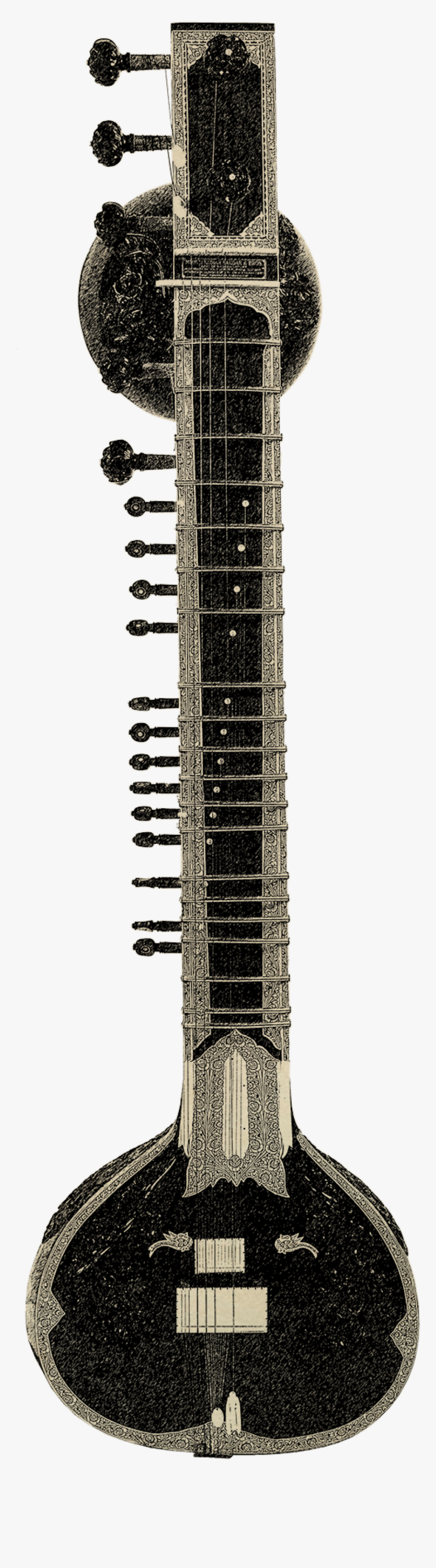 Sitar Png, Transparent Png