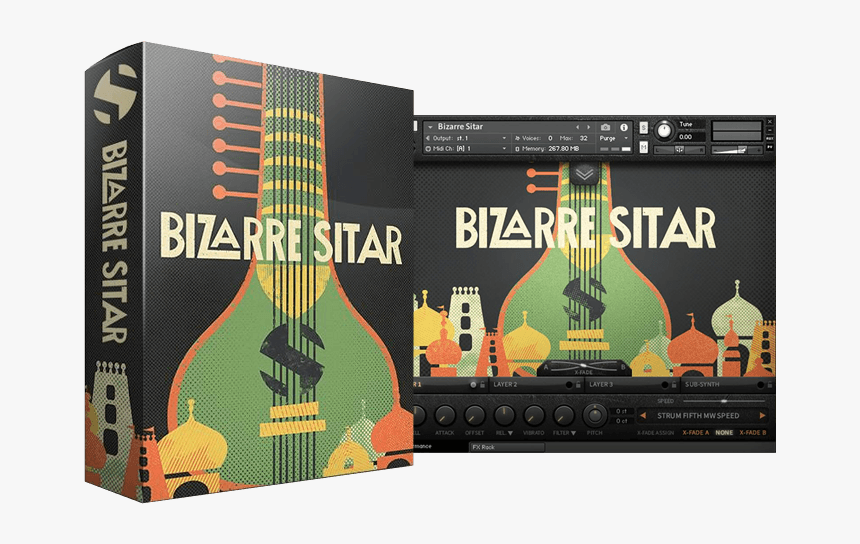 Bizarre Sitar - Soundiron Bizarre Sitar, HD Png Download