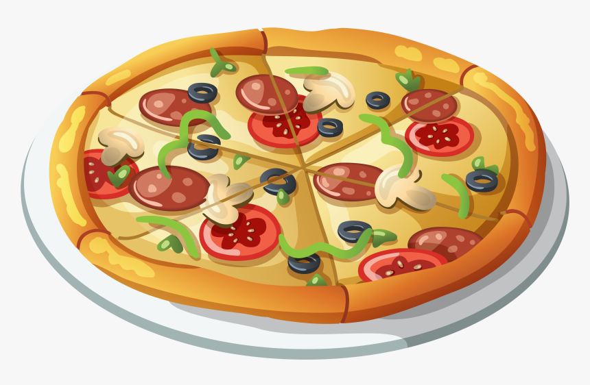 Pizza Pizza Clip Art Fast Food Image - Pizza Desenho Png, Transparent Png