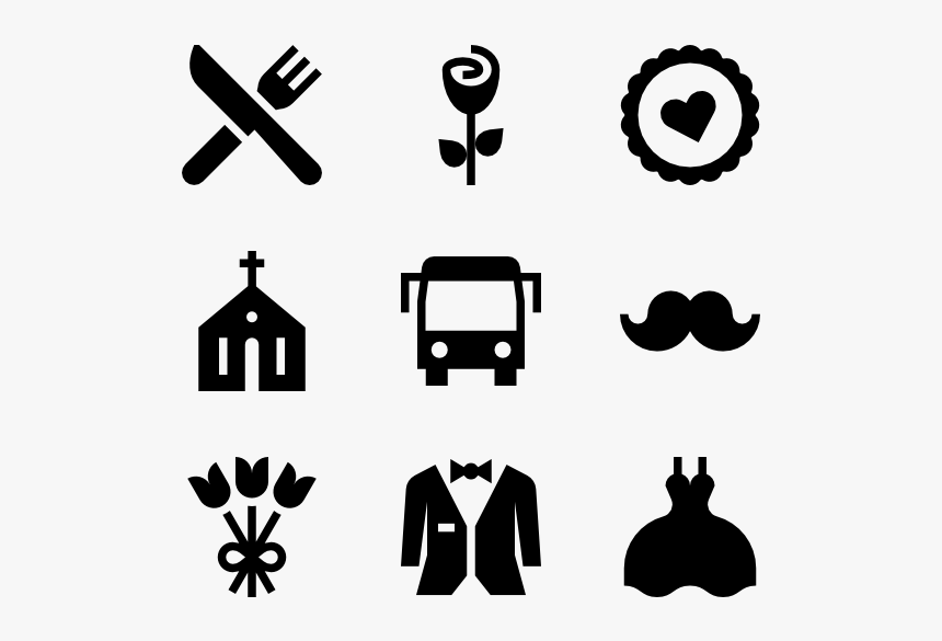 Symbols Vector Wedding - Martial Art Icon, HD Png Download