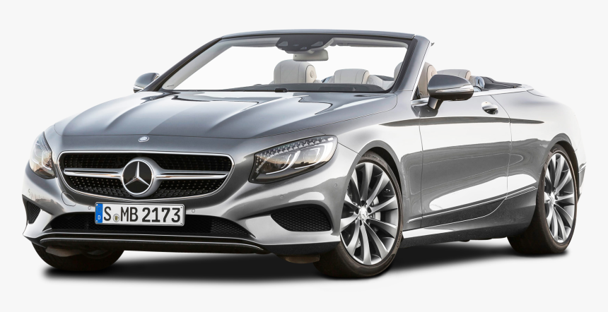Silver Mercedes Benz S Class Cabriolet Car Png - Mercedes Benz S Class Cabriolet Png, Transparent Png
