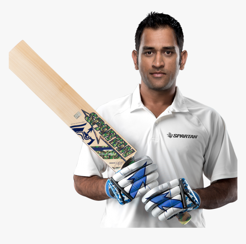 Dhoni S Bat , Png Download - Ms Dhoni Spartan Bat, Transparent Png