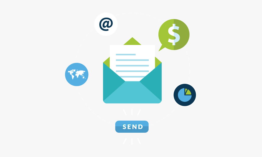 Email Marketing Image Flat, HD Png Download