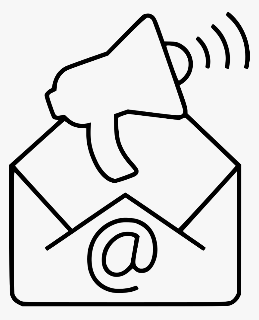 Email Marketing - Line Art, HD Png Download