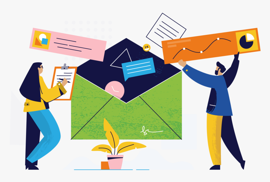 80 Huge Email Marketing Stats - Illustration, HD Png Download