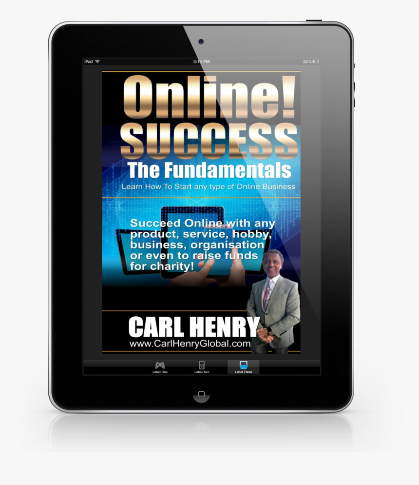 Carl Henry Online Success Ipad - Tablet Computer, HD Png Download