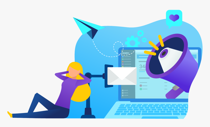 Marketing Automation Header Graphic - Cartoon, HD Png Download