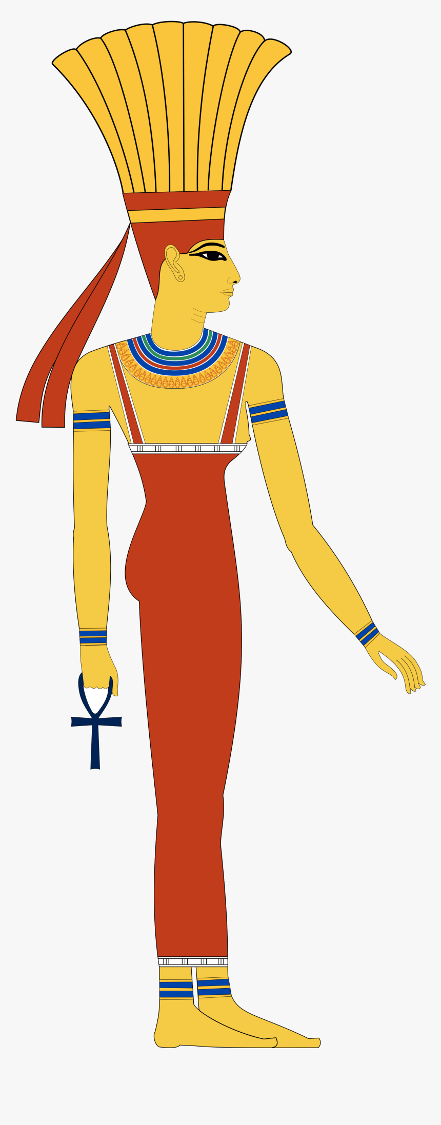 Ancient Egyptian Goddess Hathor, HD Png Download