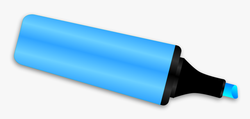 Marker, Office, Pen, Tool, Blue - Highligjter Vector, HD Png Download