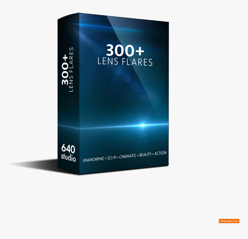 300 Action Sci-fi Cinematic Anamorphic Lens Flares - Box, HD Png Download
