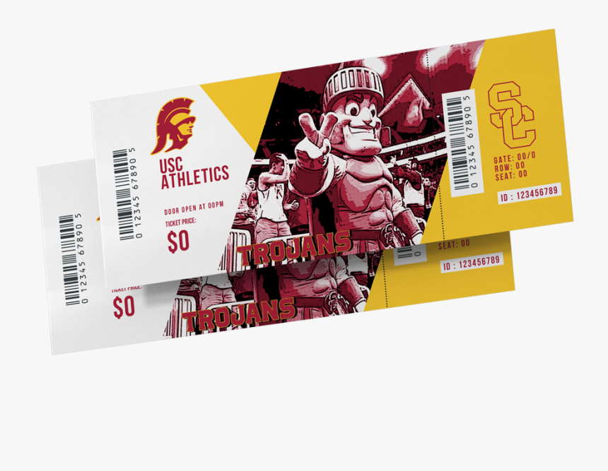Ucla Football Ticket, HD Png Download