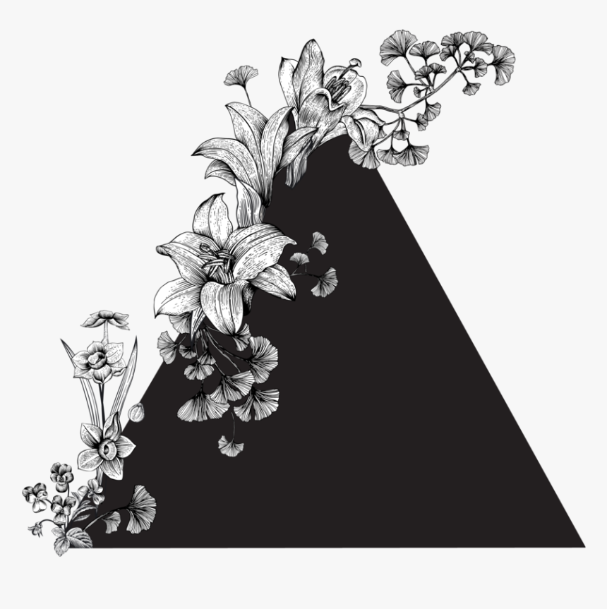 Colorful Floral Design Png, Transparent Png