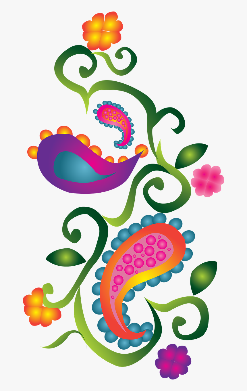 Clip Art Paisley Design, HD Png Download