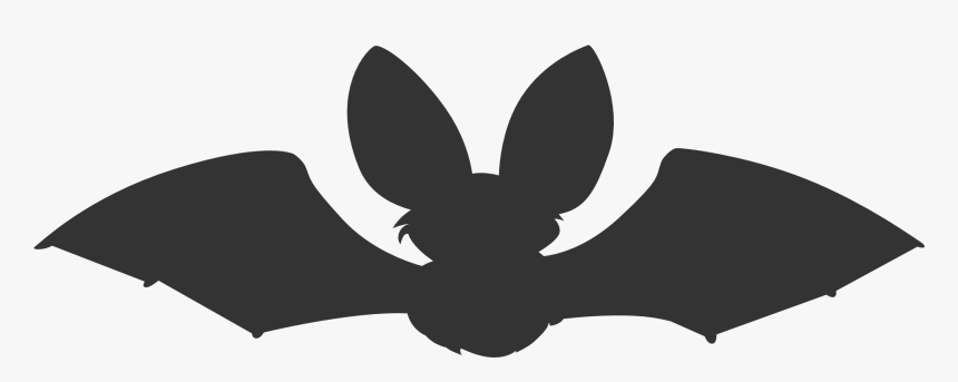 Bat Clip Art - Bat Silhouette Cute, HD Png Download