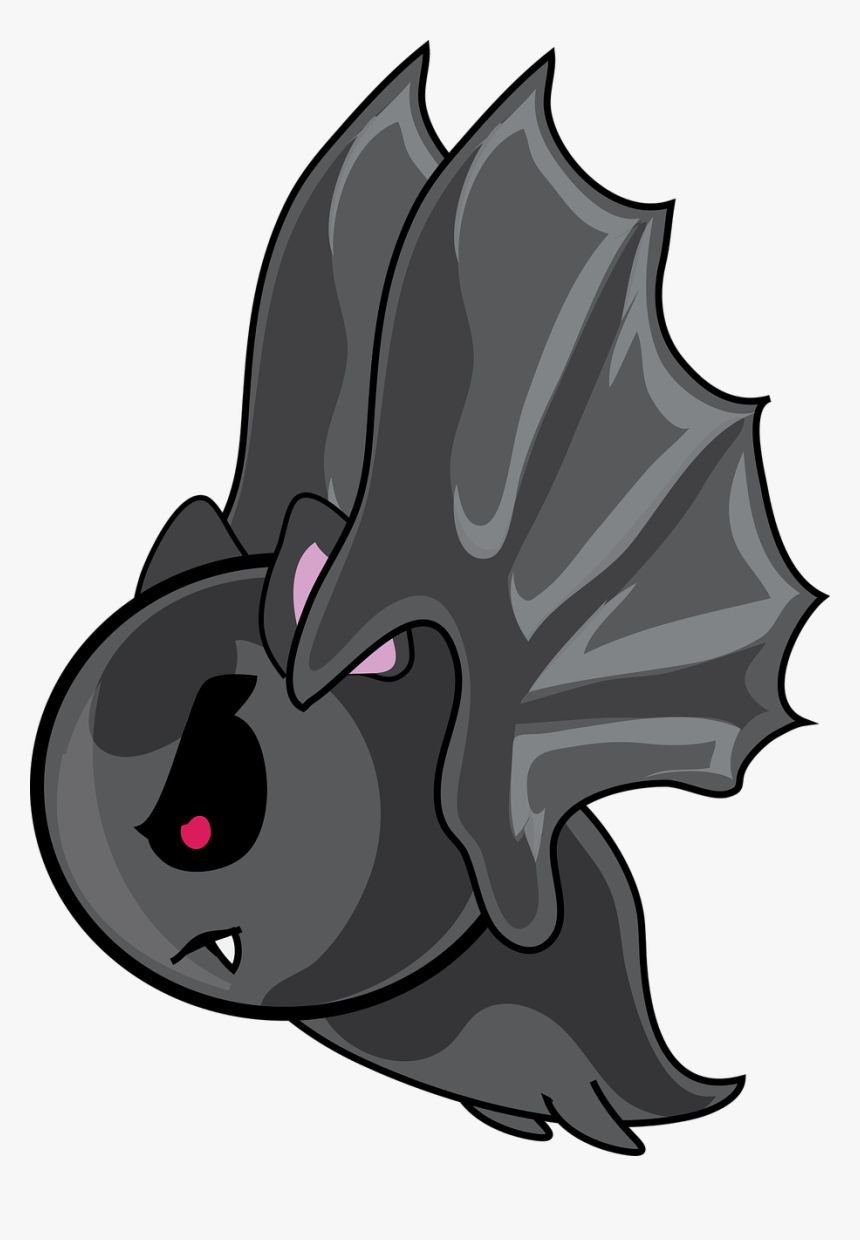 Bat Enemy Halloween Free Picture - Vector Graphics, HD Png Download