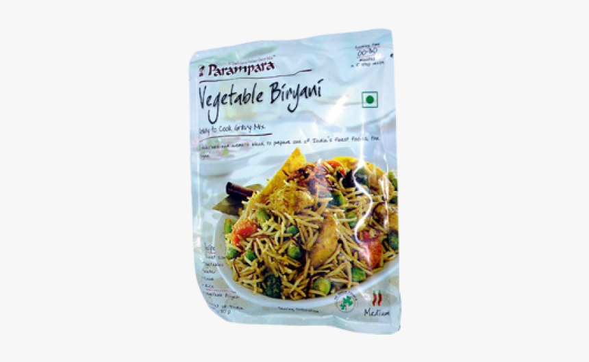 Parampara Vegetable Biryani Ready To Cook Gravy Mix - Fried Noodles, HD Png Download