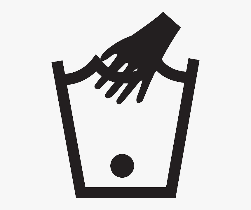 Hand, Type, Washing, Care, Instruction, Wash - Hand Wash In Warm Water, HD Png Download