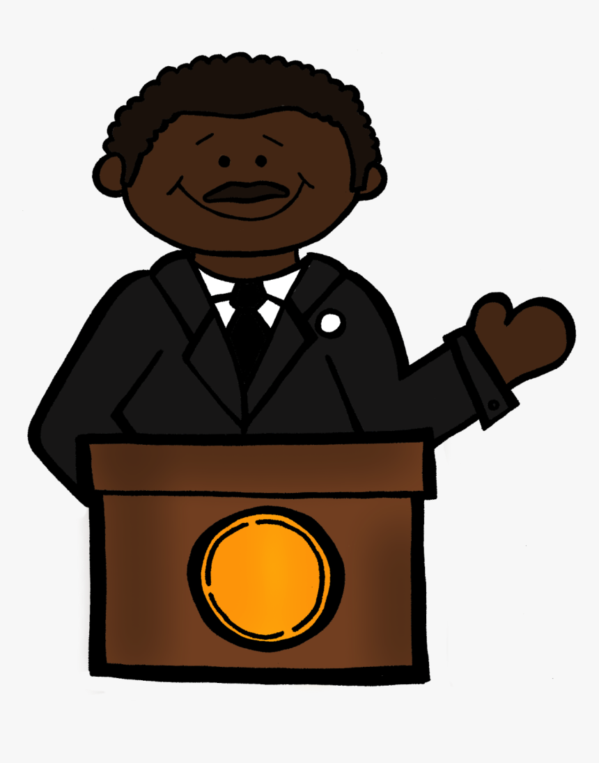 Mlk Word List Freebie - Clip Art Martin Luther King, HD Png Download
