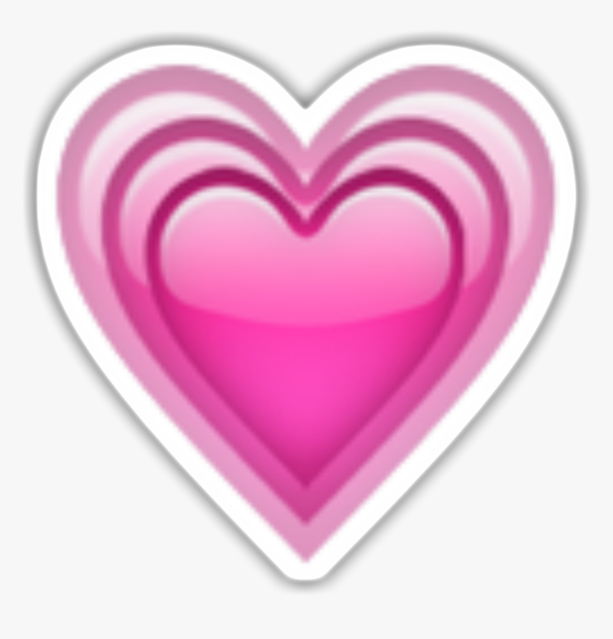 Pink Heart Emoji Png, Transparent Png