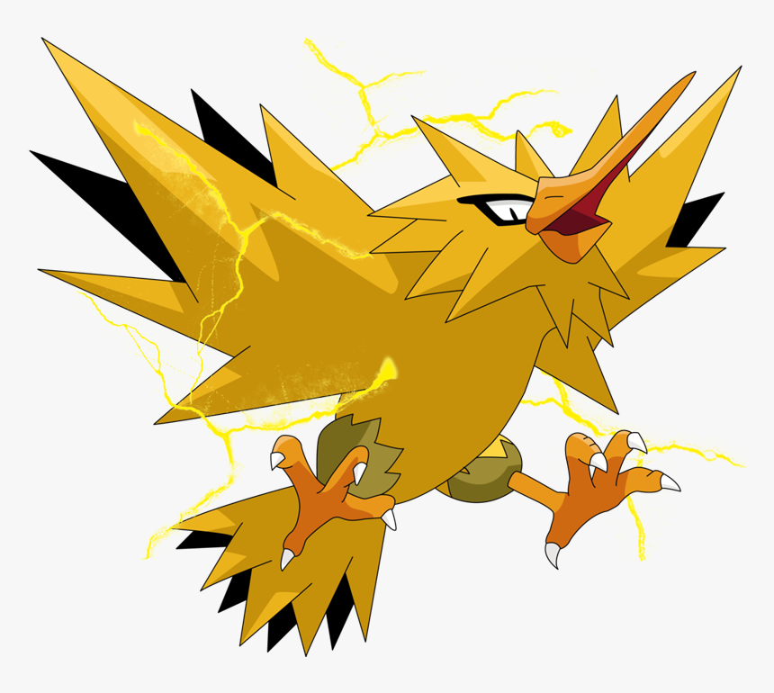 Pokemon Zapdos Png, Transparent Png