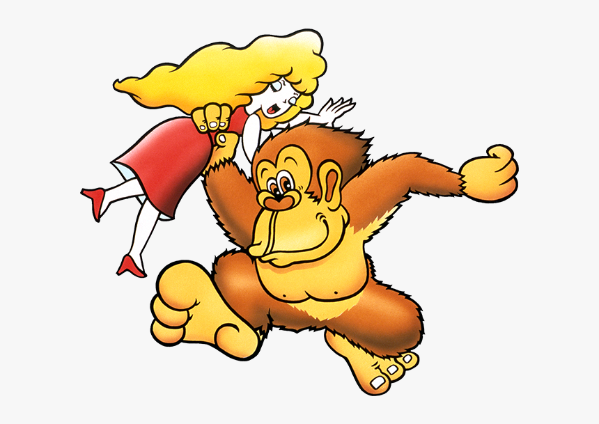 Donkey Kong And Lady Spirit, HD Png Download