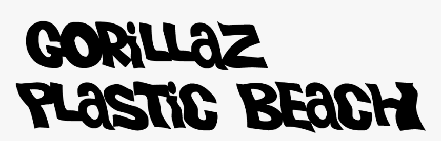 Gorillaz Plastic Beach - Gorillaz Plastic Beach Logo, HD Png Download