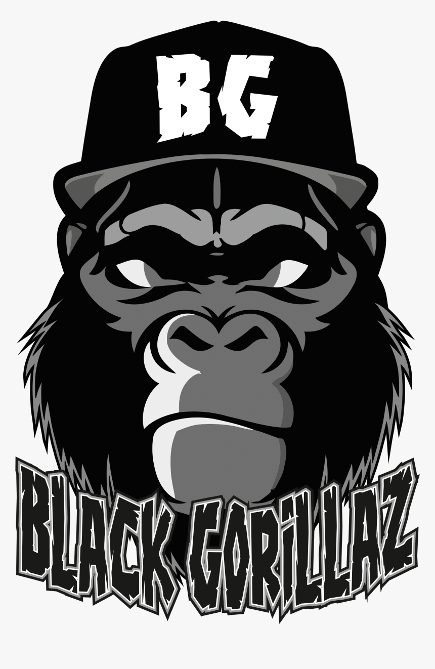 Black Gorillaz - Monkey, HD Png Download
